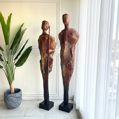 The Sentinels - Human Floor Sculptures (Set of 3) ~ 6 ft Tall