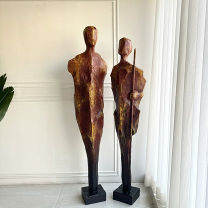 The Sentinels - Human Floor Sculptures (Set of 3) ~ 6 ft Tall