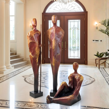 The Sentinels - Human Floor Sculptures (Set of 3) ~ 6 ft Tall