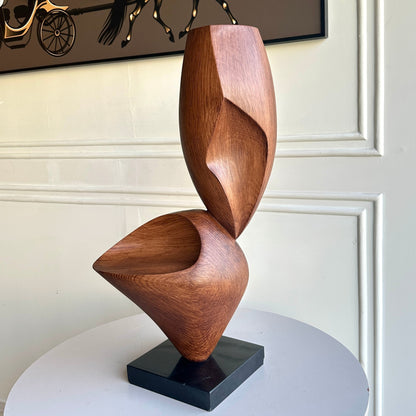 Confluence - Wooden Finish Abstract Showpiece ~ 2.5 ft Tall