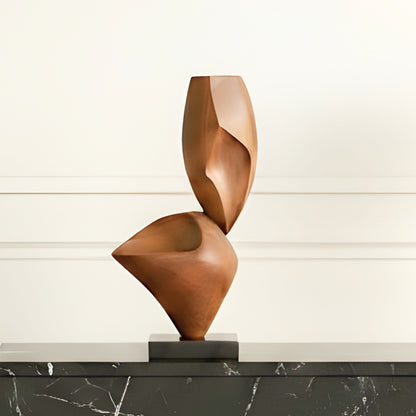 Confluence - Wooden Finish Abstract Showpiece ~ 2.5 ft Tall