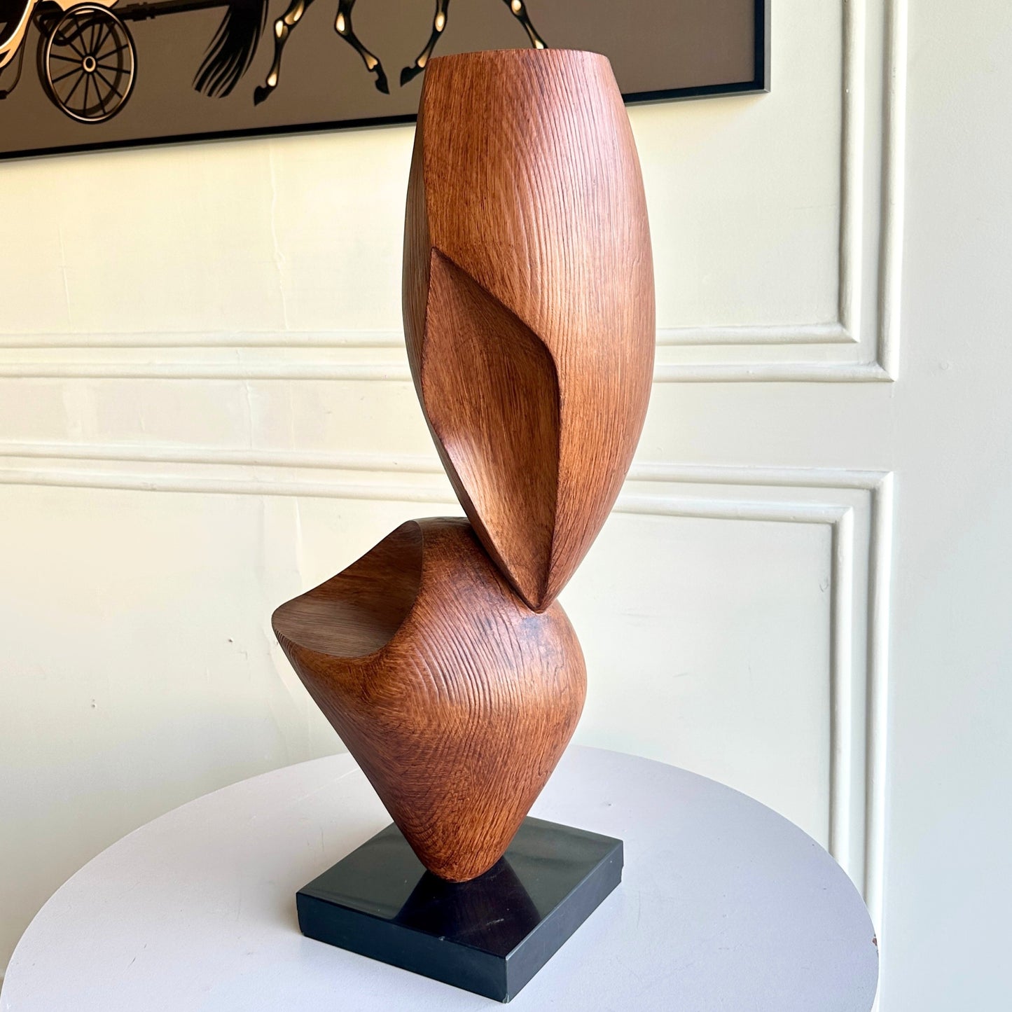 Confluence - Wooden Finish Abstract Showpiece ~ 2.5 ft Tall