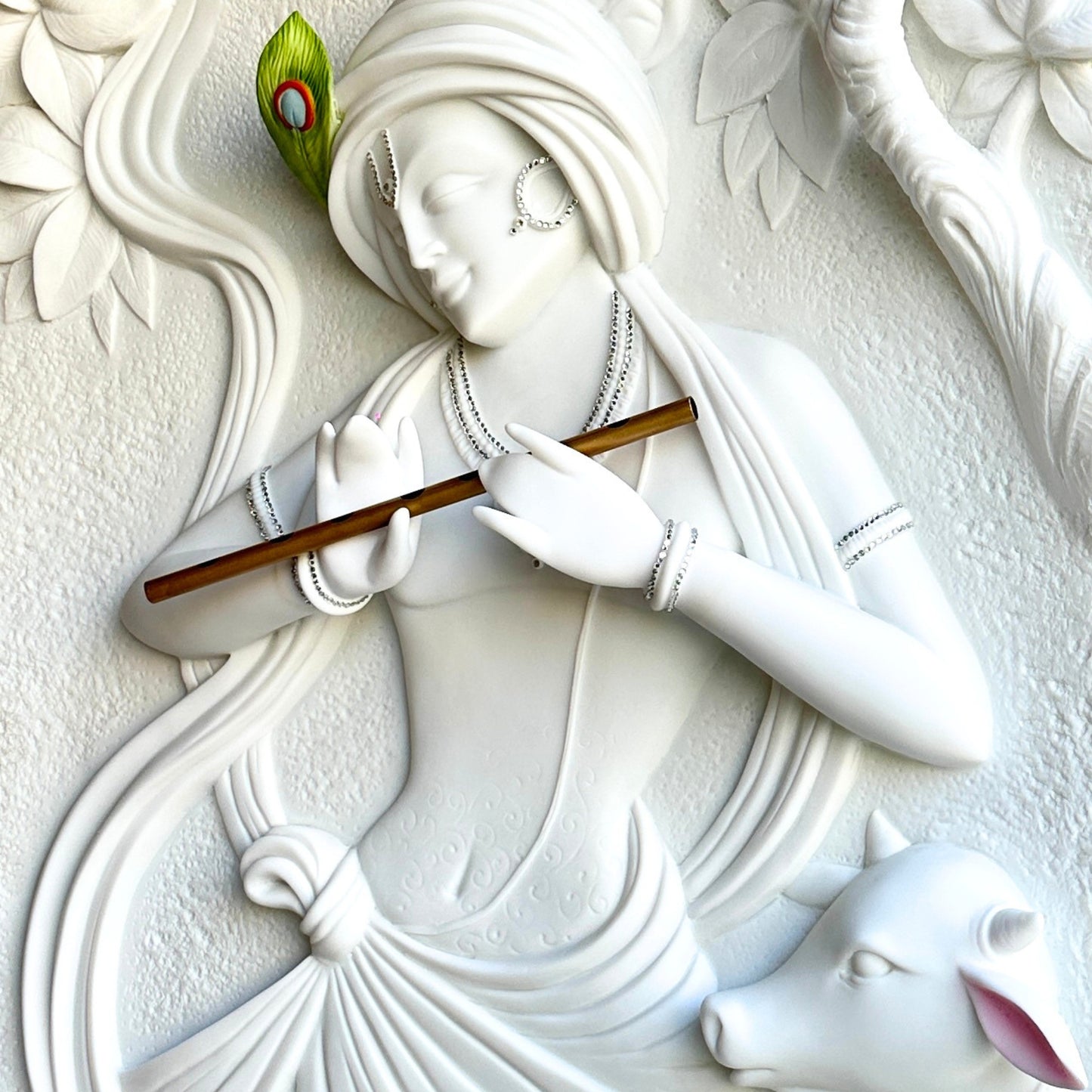 Kanha – Lord Krishna 3D Wall Art ~ 3.5 ft x 2.5 ft