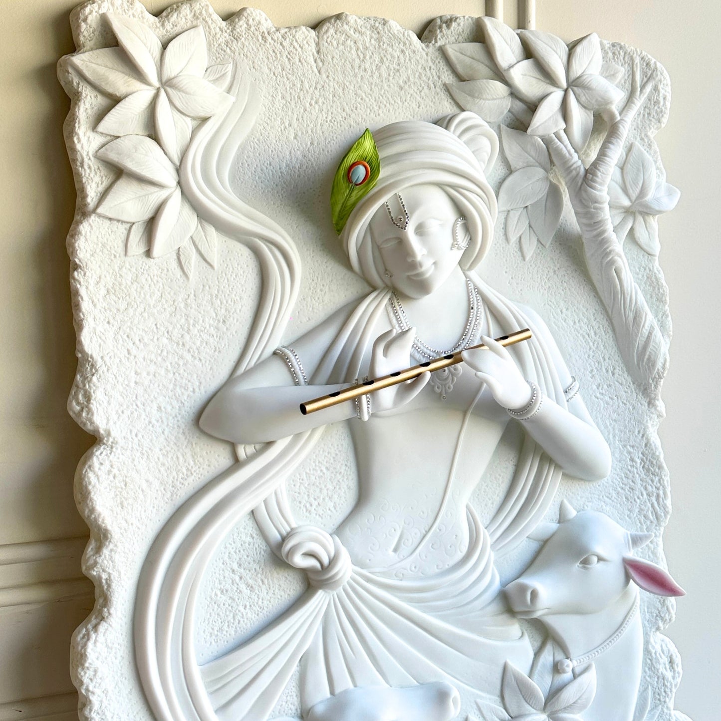 Kanha – Lord Krishna 3D Wall Art ~ 3.5 ft x 2.5 ft