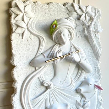 Kanha – Lord Krishna 3D Wall Art ~ 3.5 ft x 2.5 ft