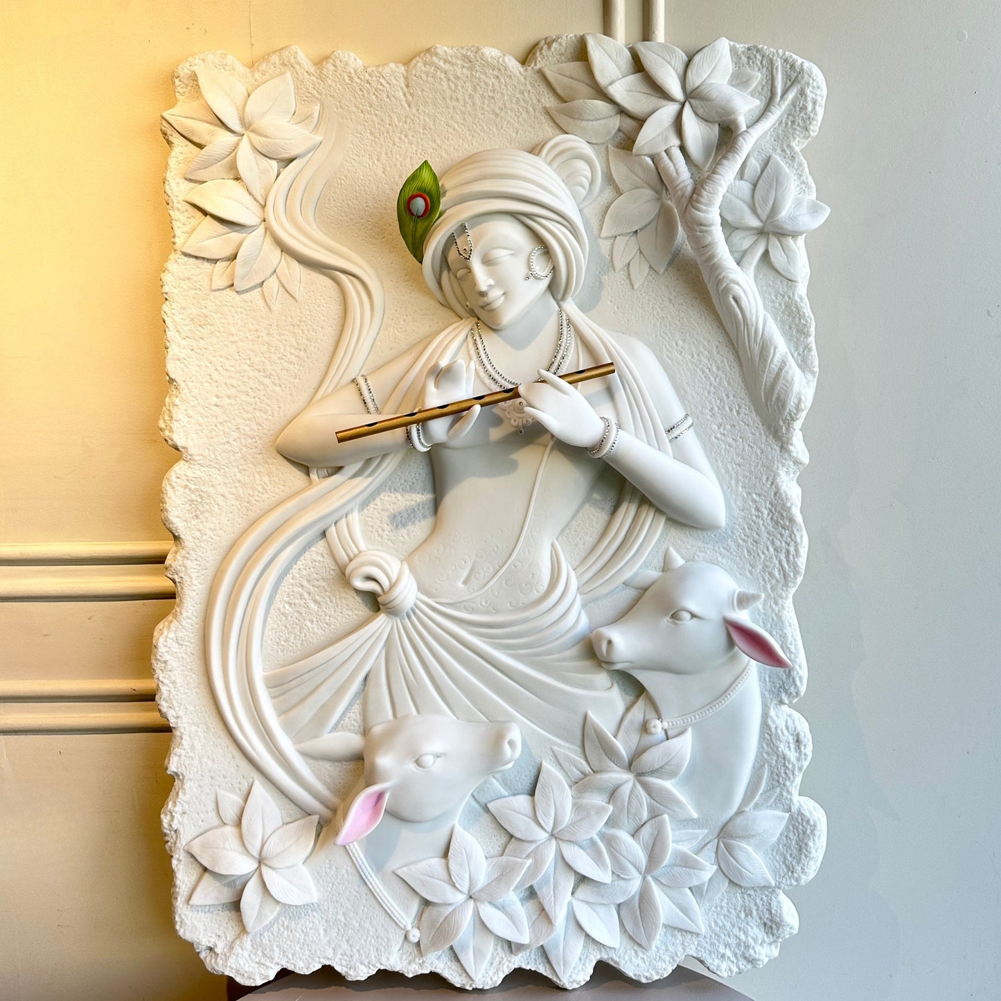 Kanha – Lord Krishna 3D Wall Art ~ 3.5 ft x 2.5 ft