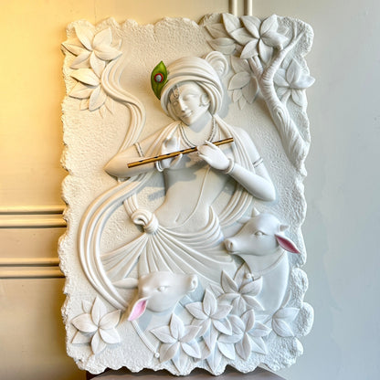 Kanha – Lord Krishna 3D Wall Art ~ 3.5 ft x 2.5 ft