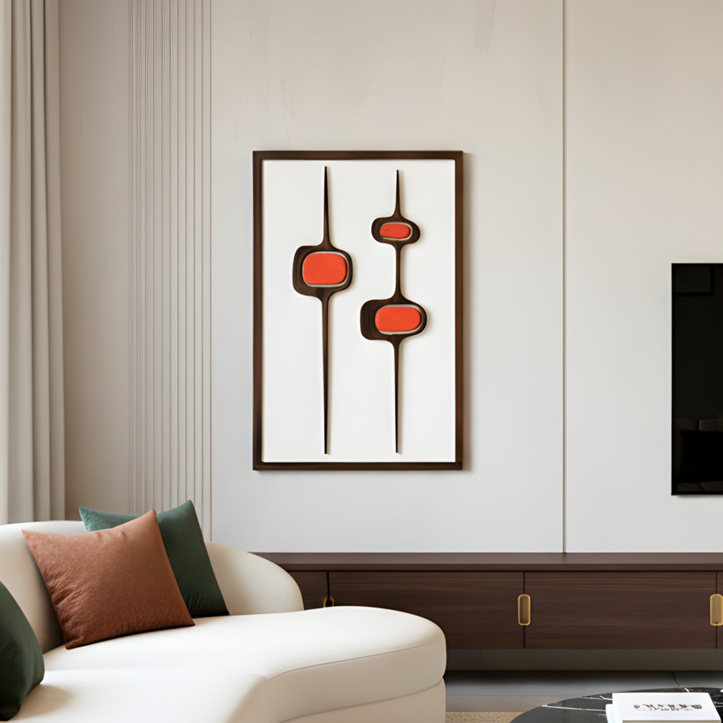 Pulse - Modern Abstract Premium Wall Art ~ 3 ft x 2 ft