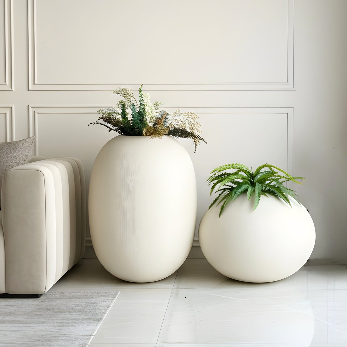 Pebble ~ 2 ft & 3 ft Large Sculptural Plant Pots