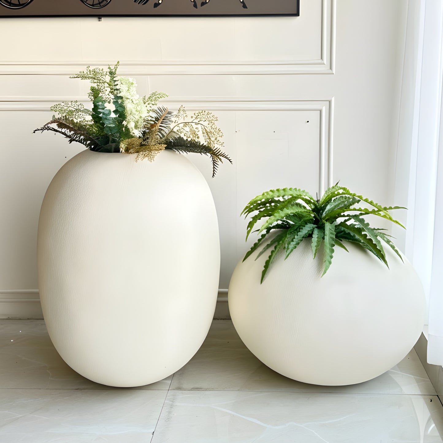 Pebble ~ 2 ft & 3 ft Large Sculptural Plant Pots