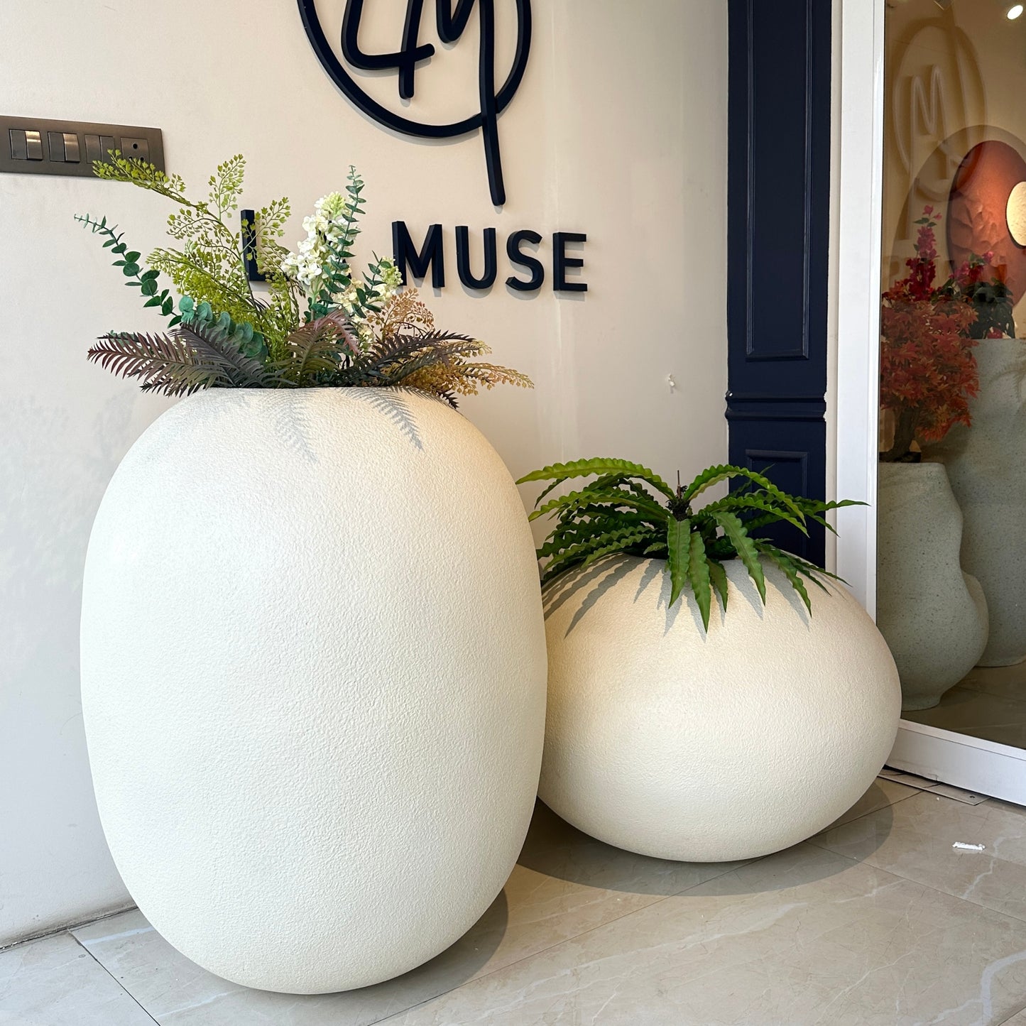 Pebble ~ 2 ft & 3 ft Large Sculptural Plant Pots