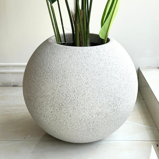 Pebble - Stone finish Plant Pot - Style 2