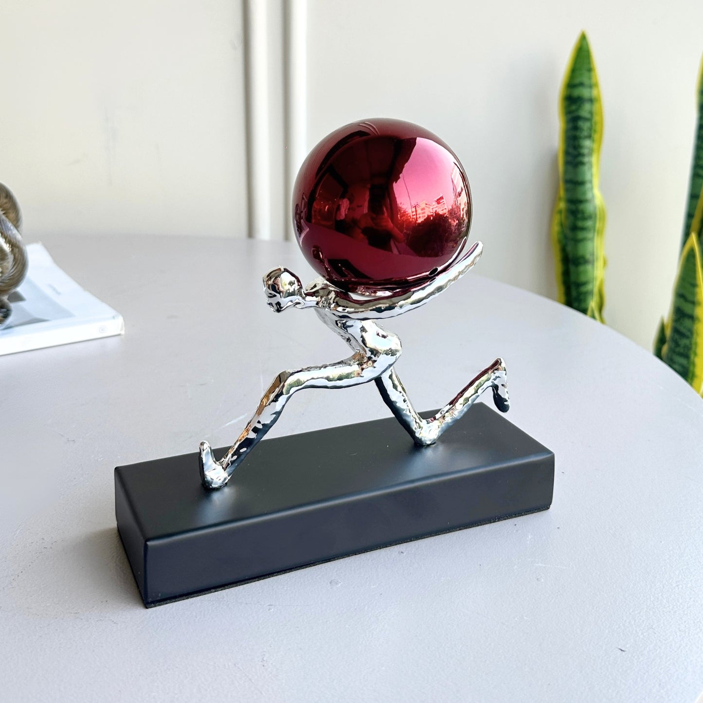 Herculean - Metallic Finish Human Figurine