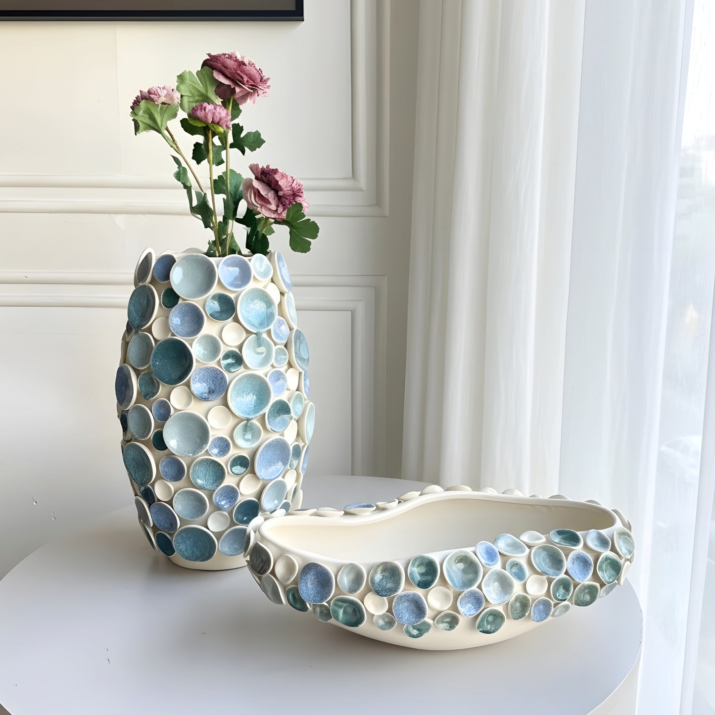 Shore - Handmade Ceramic Vase and Bowl