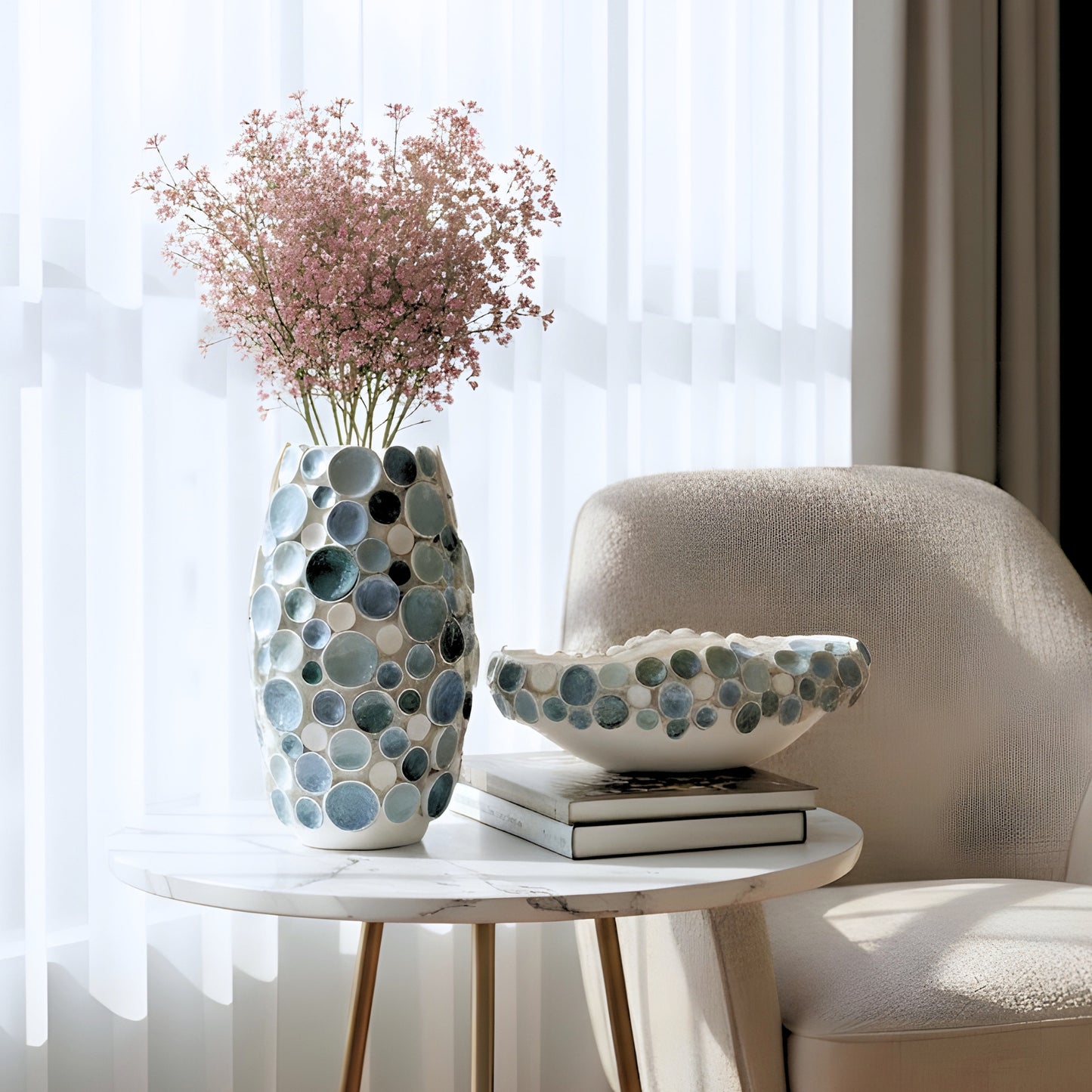 Shore - Handmade Ceramic Vase and Bowl