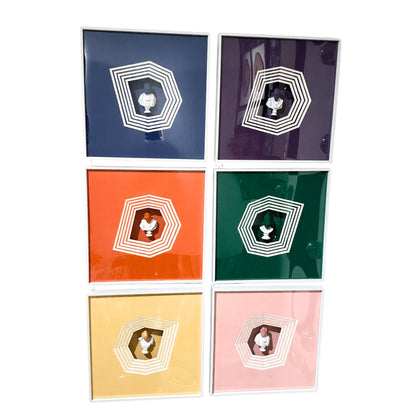 Prism – Bust Themed Neo-Classical Premium Wall Art (Set of 6)