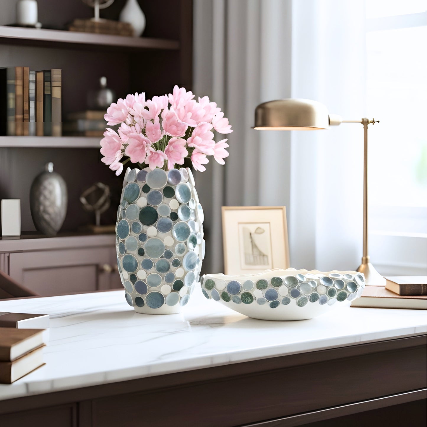 Shore - Handmade Ceramic Vase and Bowl