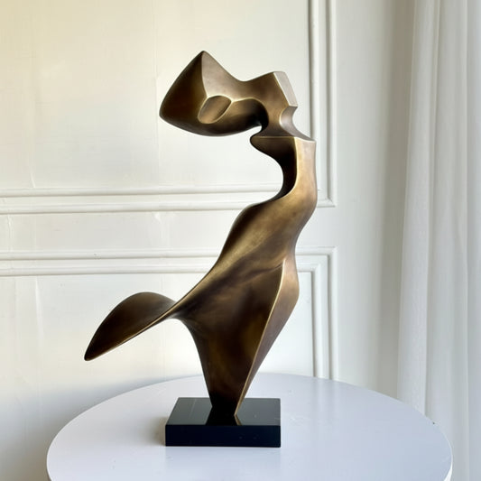 Sway - Bronze Finish Abstract Showpiece ~ 2.5 ft Tall