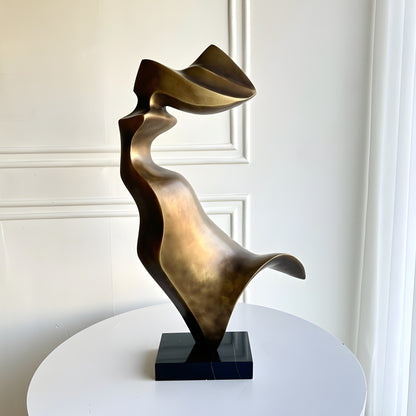 Sway - Bronze Finish Abstract Showpiece ~ 2.5 ft Tall