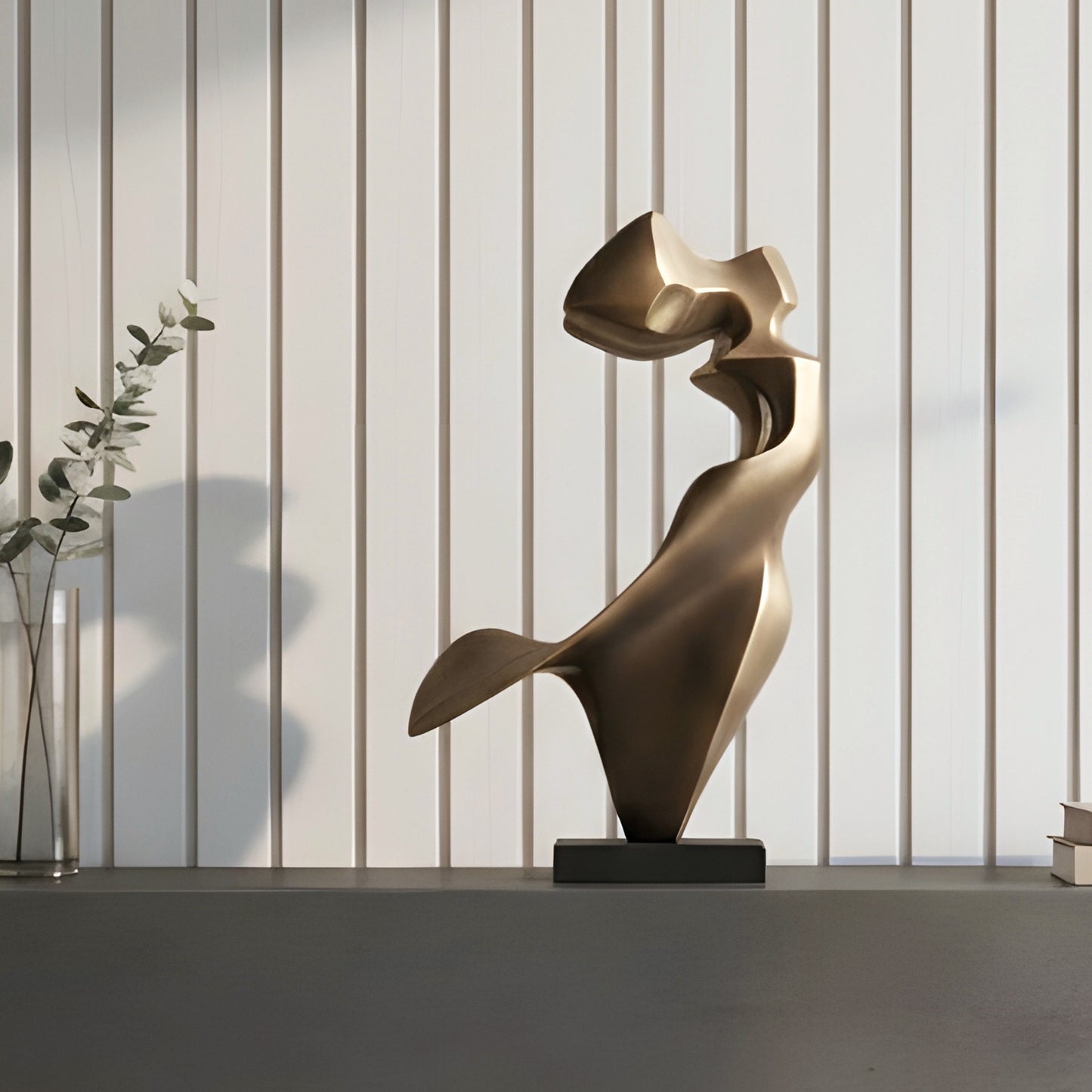 Sway - Bronze Finish Abstract Showpiece ~ 2.5 ft Tall