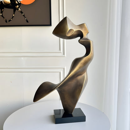 Sway - Bronze Finish Abstract Showpiece ~ 2.5 ft Tall