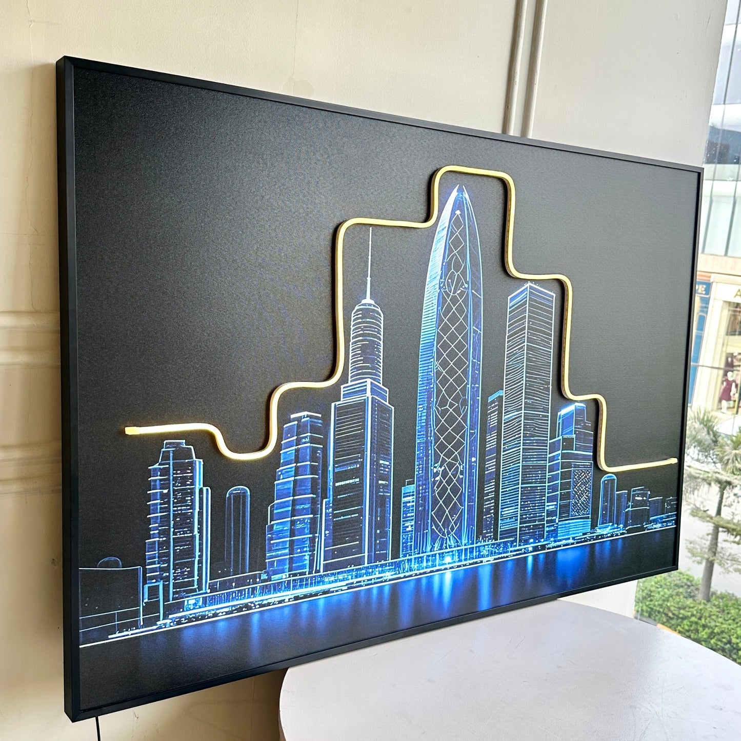 Skyline - London Cityscape inspired LED Wall Art ~ 4 ft x 3 ft
