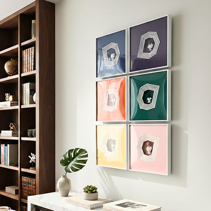 Prism – Bust Themed Neo-Classical Premium Wall Art (Set of 6)