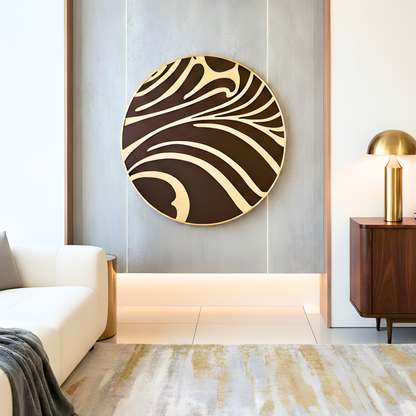 Nexus- Abstract Circular Premium Wall Art