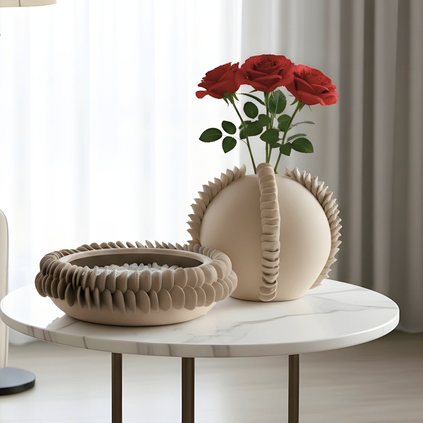 Dune - Handmade Ceramic Vase and Bowl