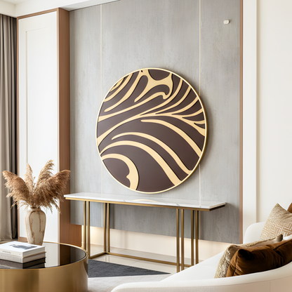 Nexus- Abstract Circular Premium Wall Art