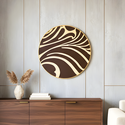 Nexus- Abstract Circular Premium Wall Art