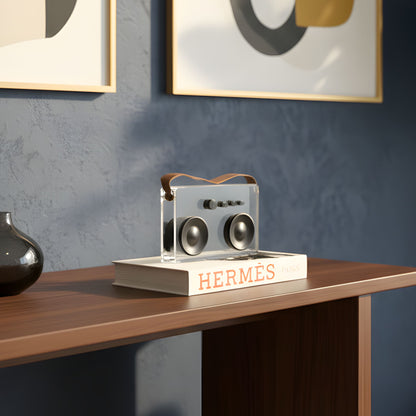 Rewind - Crystal Vintage Radio Showpiece - Style 3
