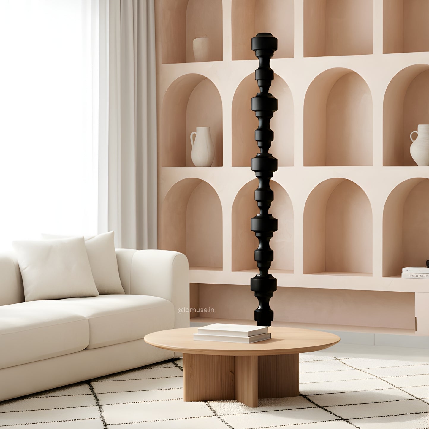 The Continuum - Totem Floor Sculpture ~ 7 feet Tall