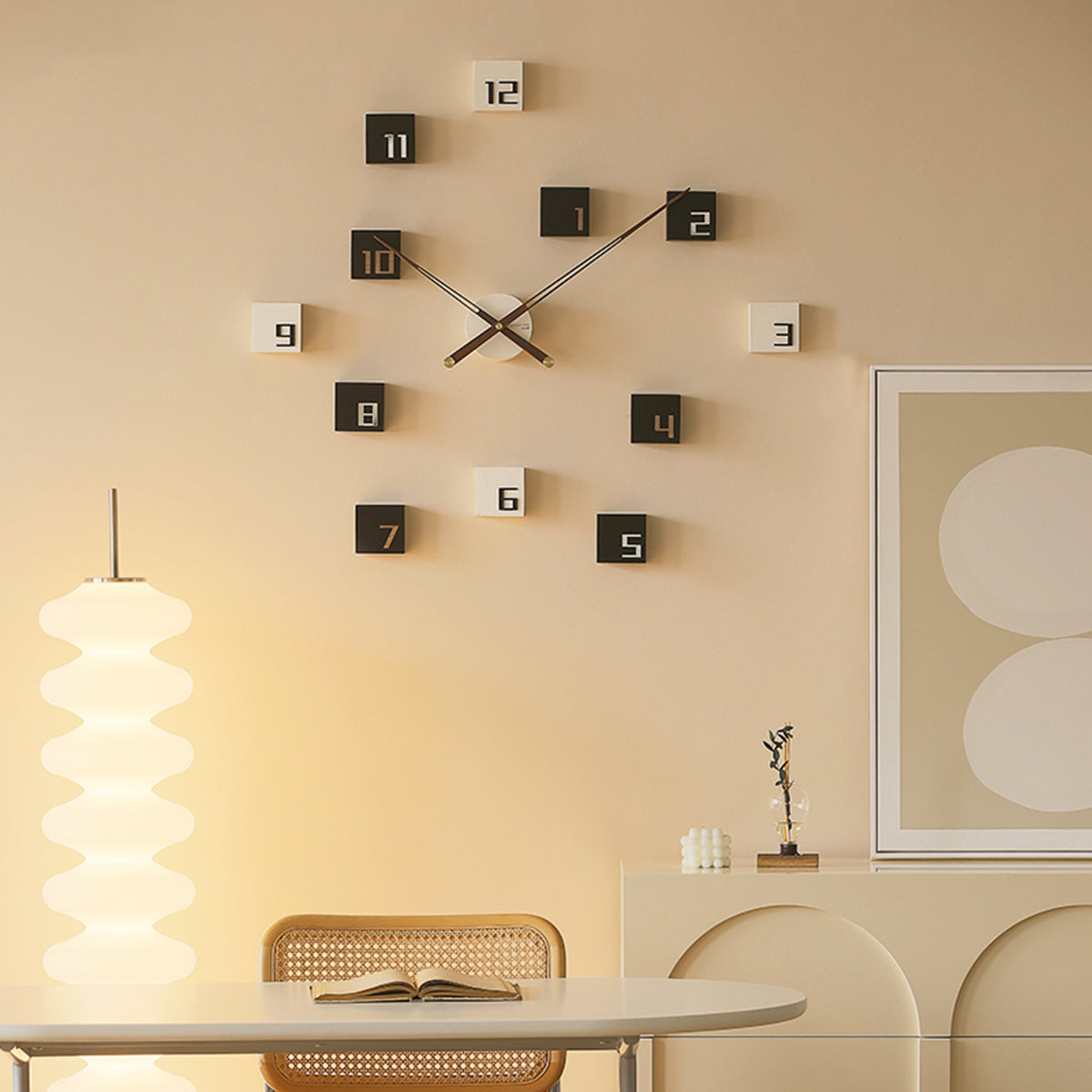 Eye of the Hurricane - Designer Wall Clock - Style 3 ~ 3 x 2.5 ft