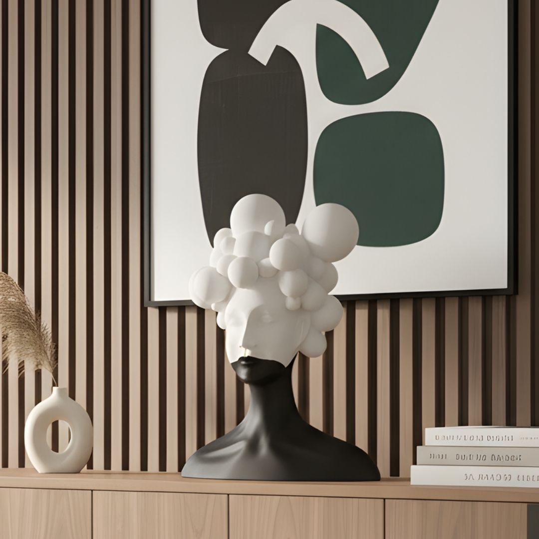 Mindscape - Modern Abstract Lady Figurine Sculpture ~ 1.5 Feet Tall