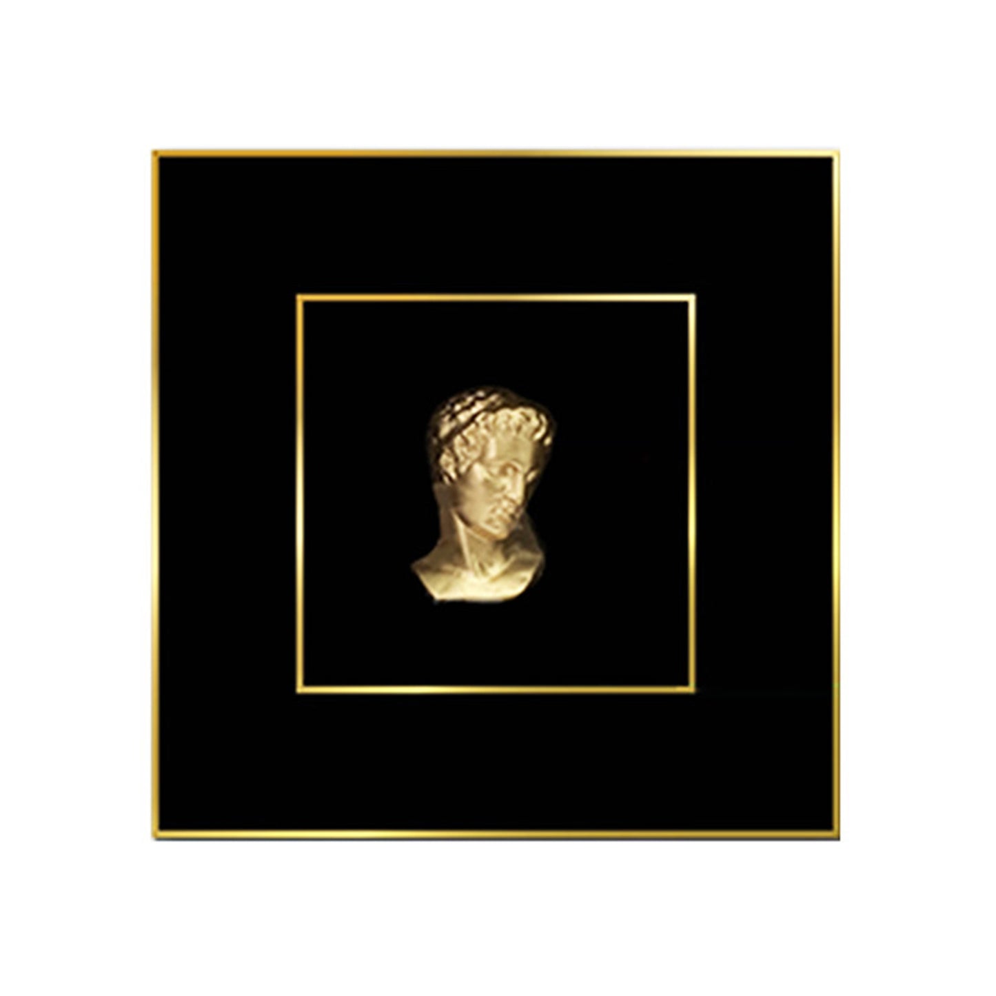 Premium Wall Art The Role Mosaic - Greek Figure Heads 3D Premium Wall Art