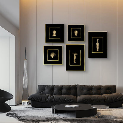 Premium Wall Art The Role Mosaic - Greek Figure Heads 3D Premium Wall Art