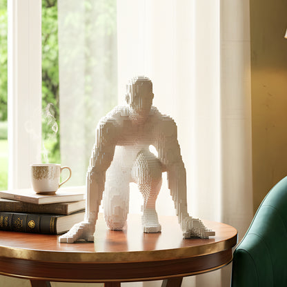 Becoming - Abstract Human Figurine ~ 1.5 feet Tall