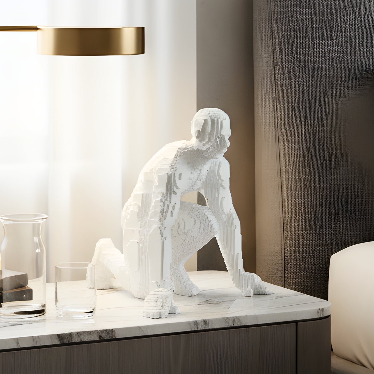 Becoming - Abstract Human Figurine ~ 1.5 feet Tall