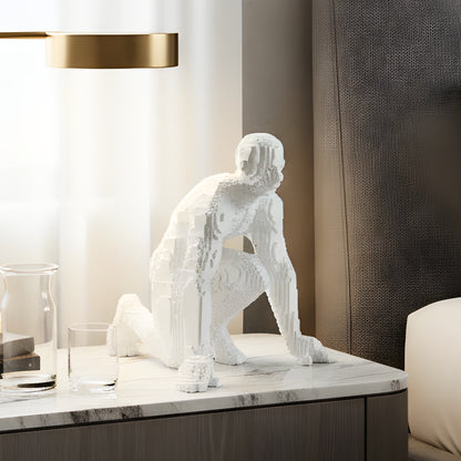 Becoming - Abstract Human Figurine ~ 1.5 feet Tall