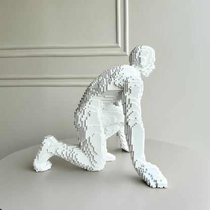 Becoming - Abstract Human Figurine ~ 1.5 feet Tall