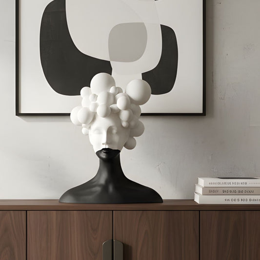 Mindscape - Modern Abstract Lady Figurine Sculpture ~ 1.5 Feet Tall