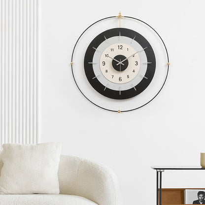 Helio - Designer Circular Wall Clock - Style 2 ~ 2 feet (Dia)