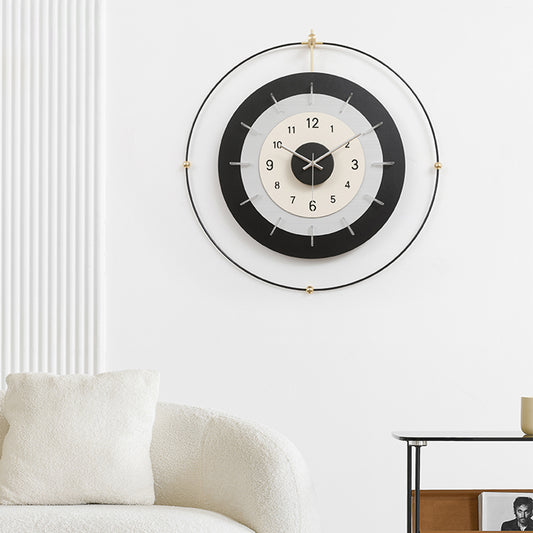 Helio - Designer Circular Wall Clock - Style 2 ~ 24 inches (Dia)