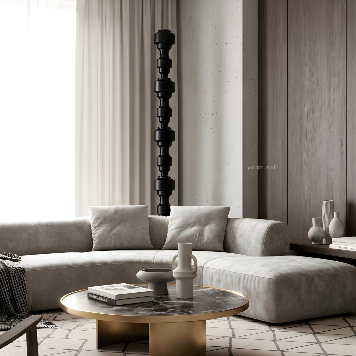 The Continuum - Totem Floor Sculpture ~ 7 feet Tall