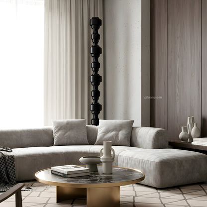 The Continuum - Totem Floor Sculpture ~ 7 feet Tall