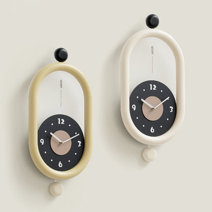 Circa - Designer Wall Clock - Yellow