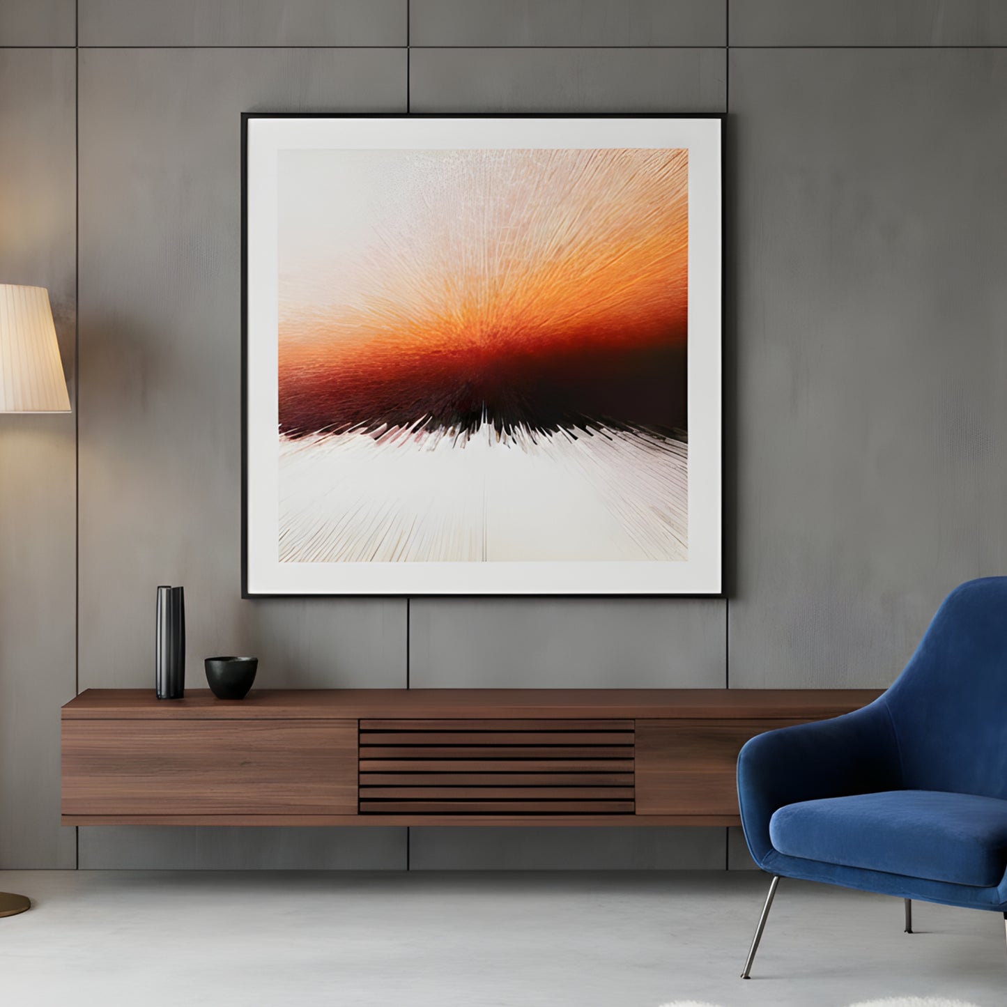 Threshold - Modern Abstract Premium UV Print Wall Art ~ 3.5 ft x 3.5 ft