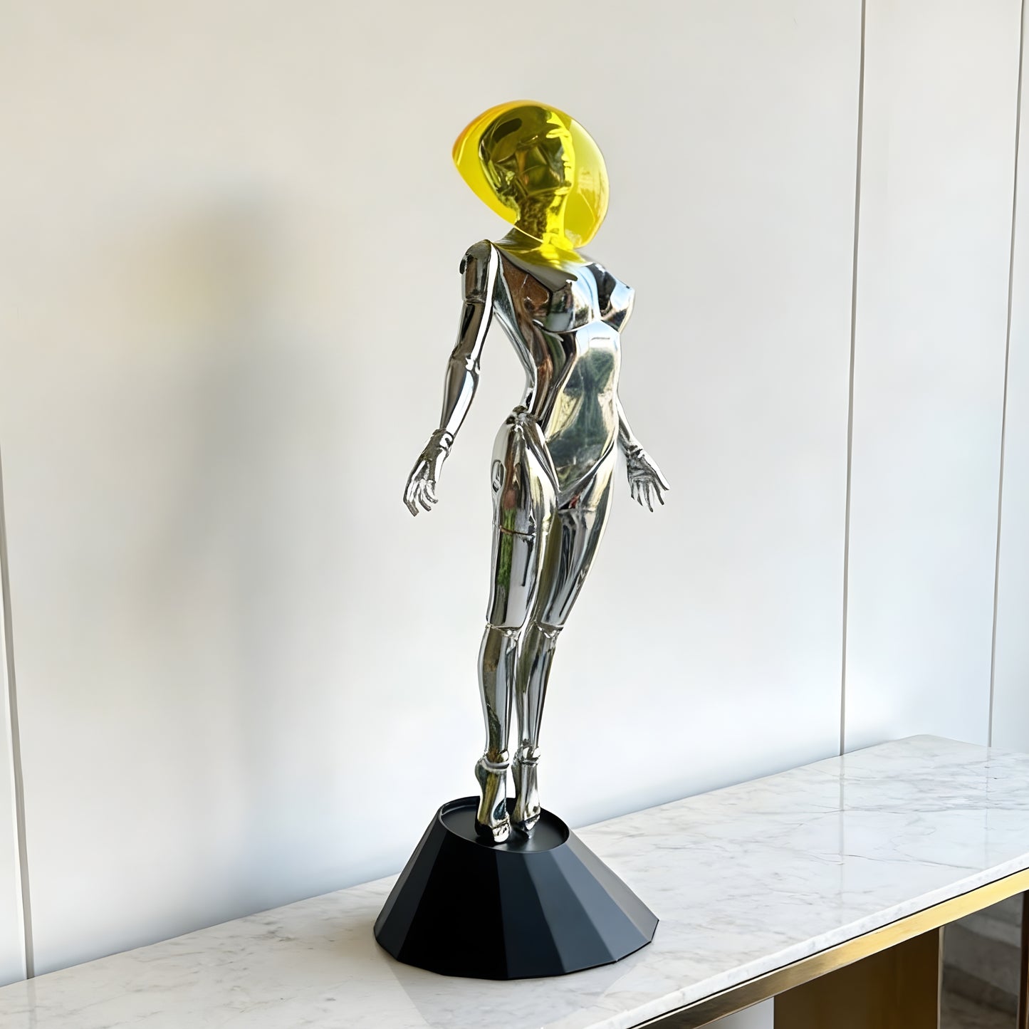 The Awakened - Futuristic Human Figurine ~ 2 ft Tall