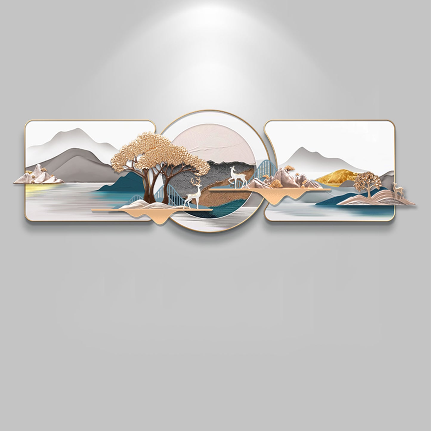 Meadow - Nature Scenery Inspired Premium 3D Wall Art ~ 7.5 feet Long
